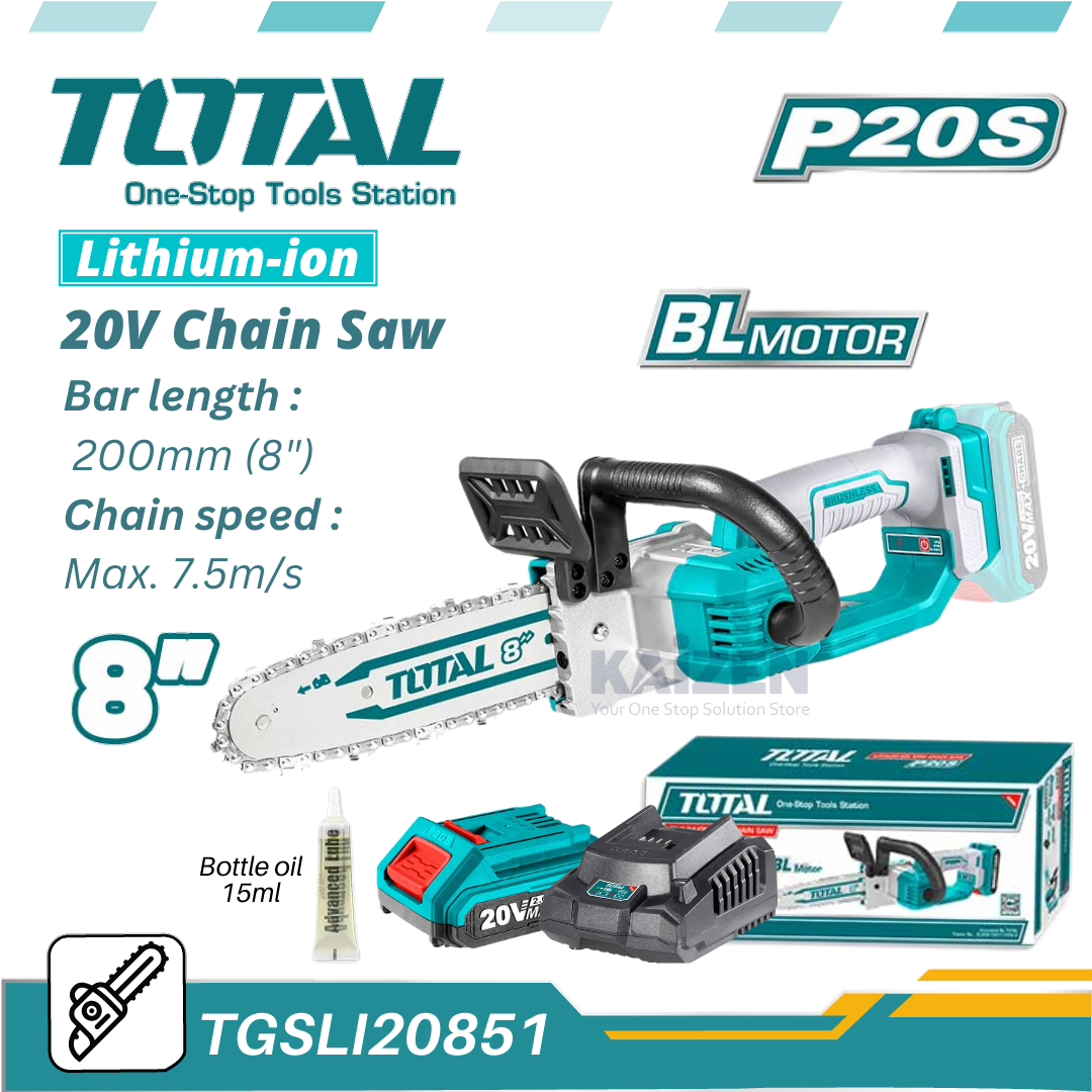 Total Lithium-Ion Pruner saw 8" 20V-TGSLI2085