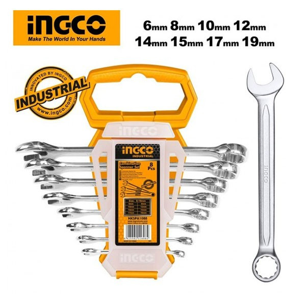 Ingco 8pcs Combination Spanner Set-HKSPA1088