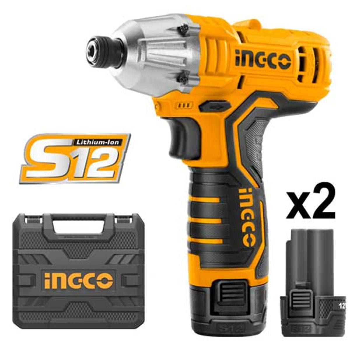 ingco LI-ION CORDLESS IMPACT DRIVER 12v-CIRLI1201