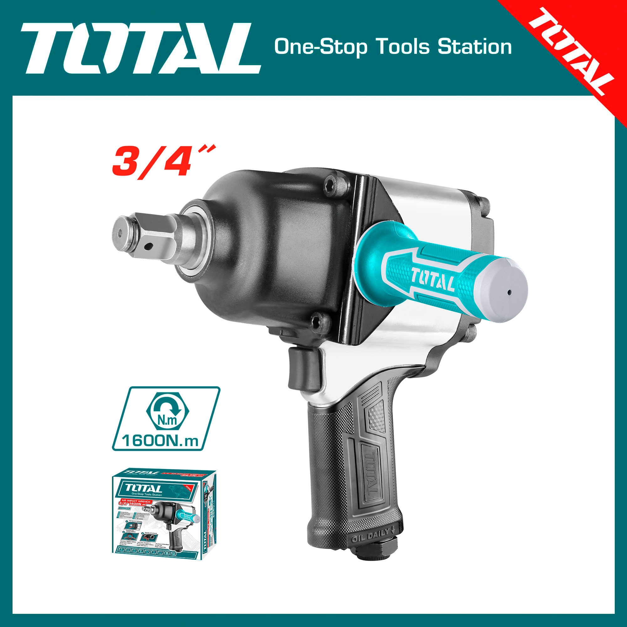 Total Air Impact Wrench 3/4”-TAT40342
