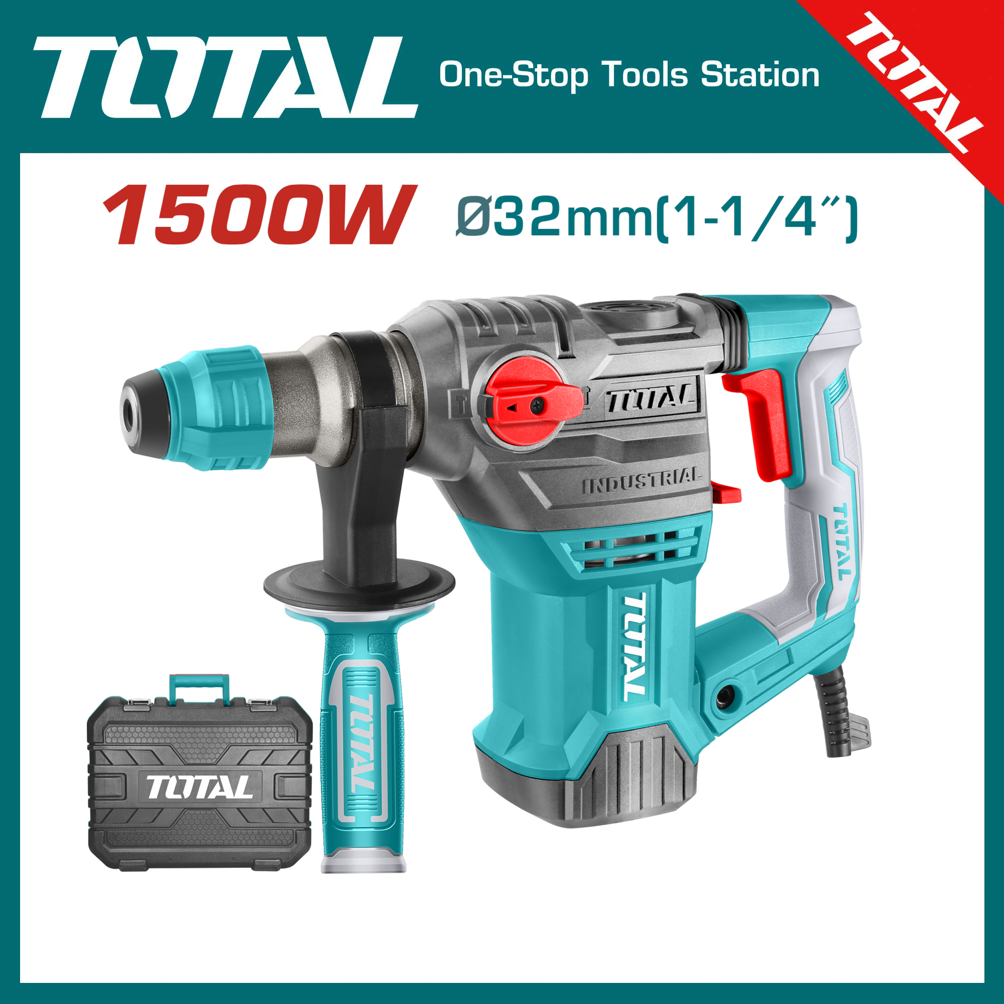 Total Rotary Hammer 1500W-TH1153216